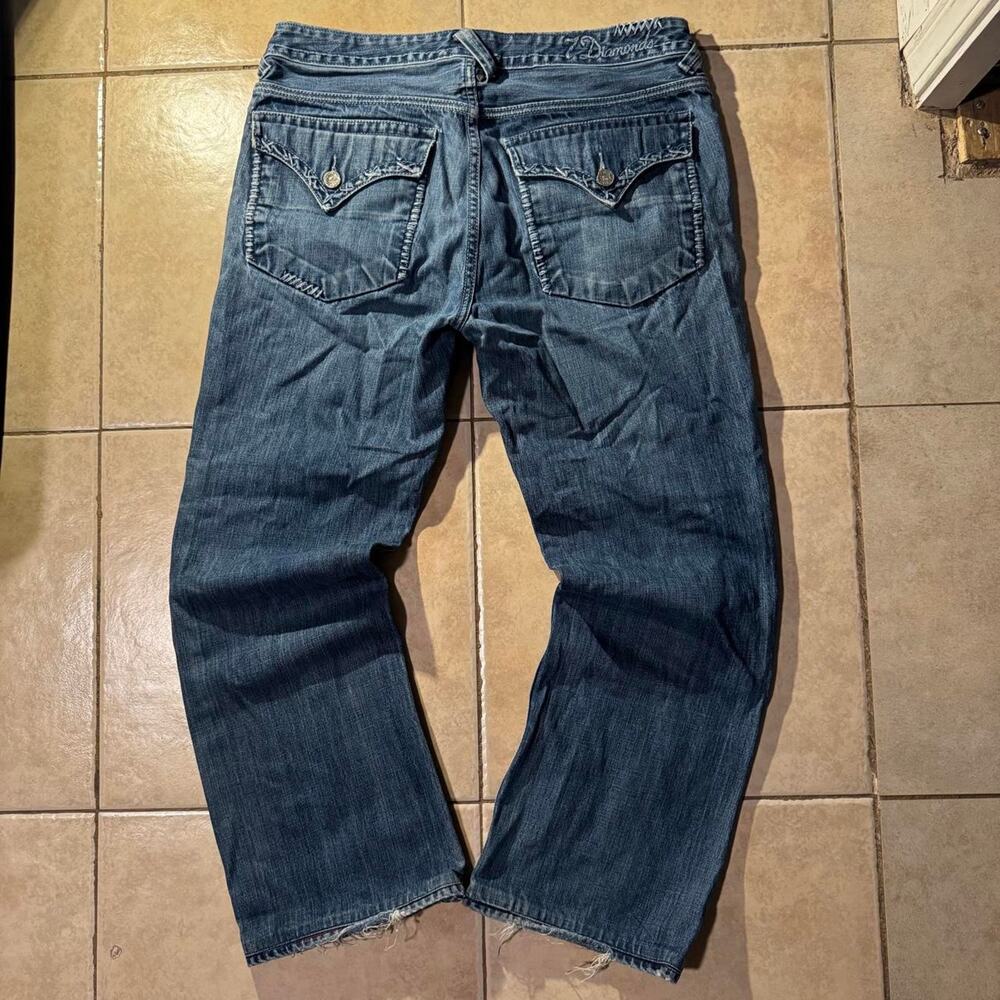 Y2k 2000s seven diamonds bootcut denim jeans Size 35 in Mens